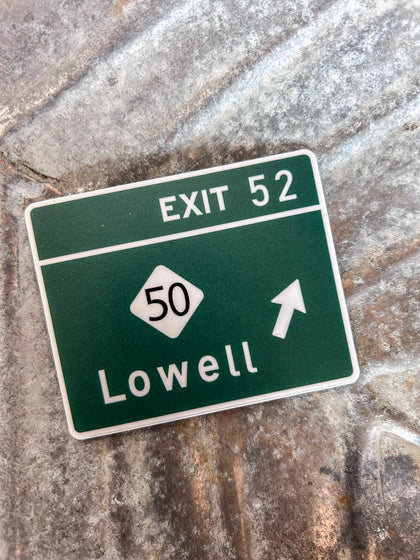 Lowell Exit Stickers