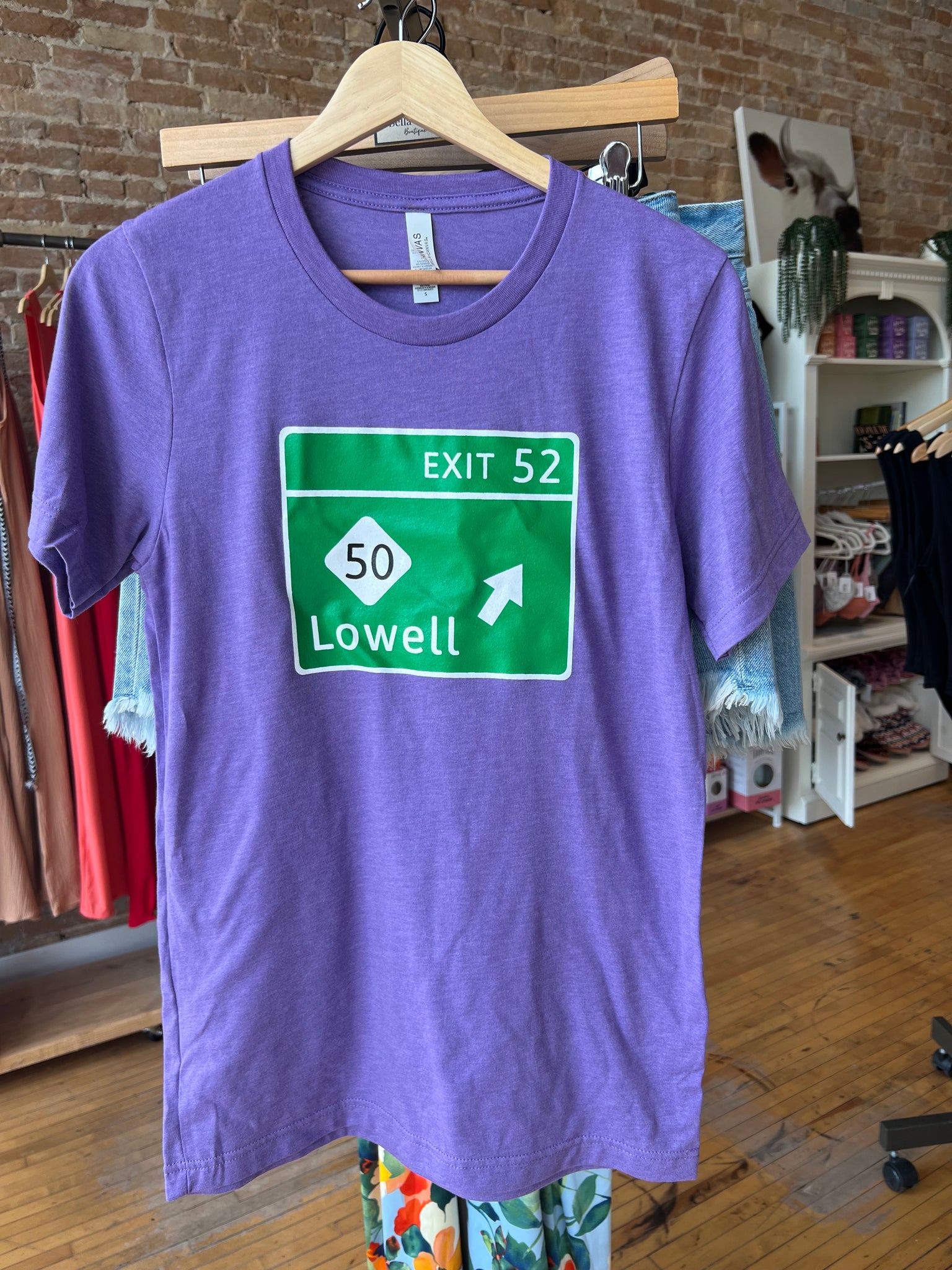 Purple Lowell Exit T-Shirt