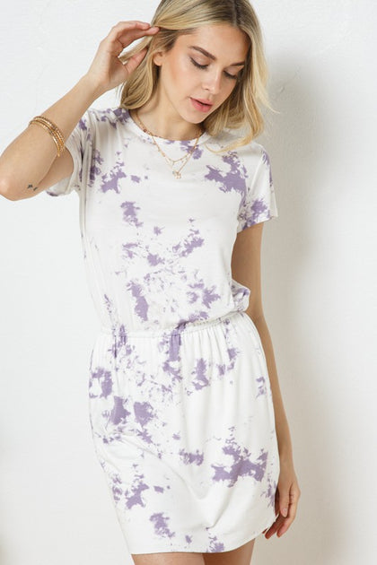 Lavender Tie Dye Dress