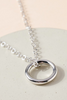 Simple Beauty Silver Chain Link Necklace