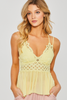 Here Comes The Sun Yellow Bralette Tank
