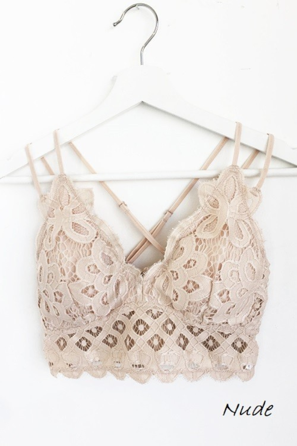 Perfectly You Nude Lace Bralette