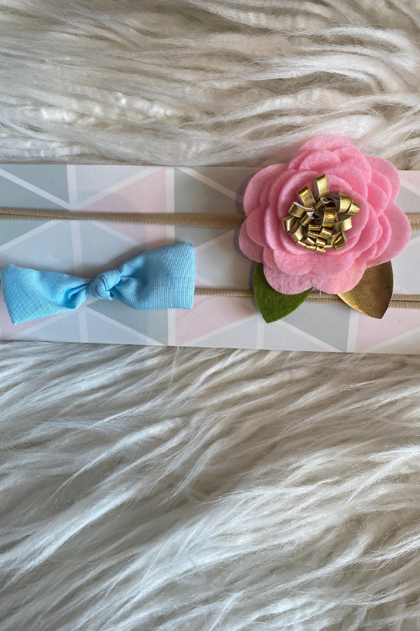 Perfectly Pink Flower Bow Sets