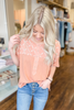 Escape to the Cottage Coral Top