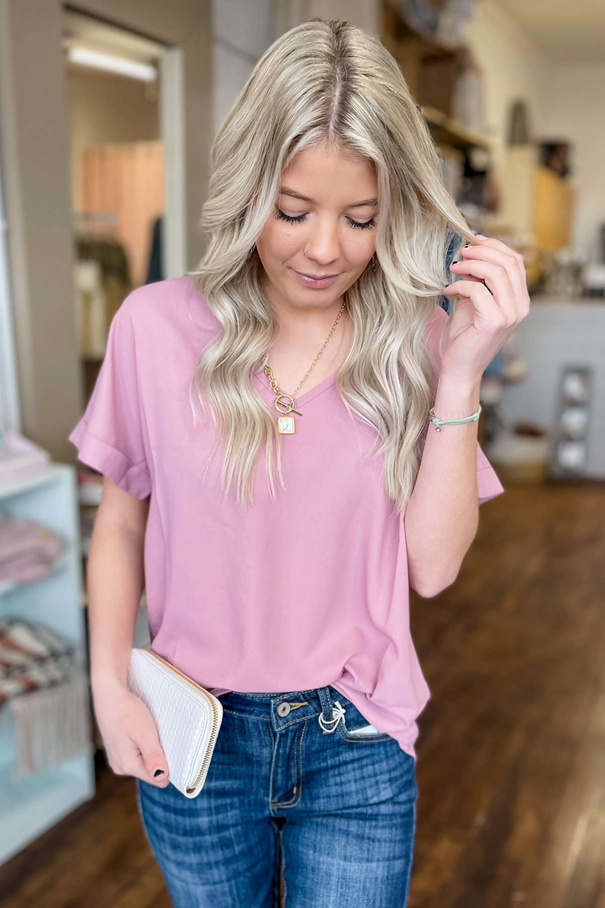 A New Day Rose Top