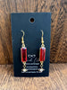 Red Star Earrings