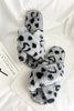 Animal Print Trendy Cozy Slippers - Gray