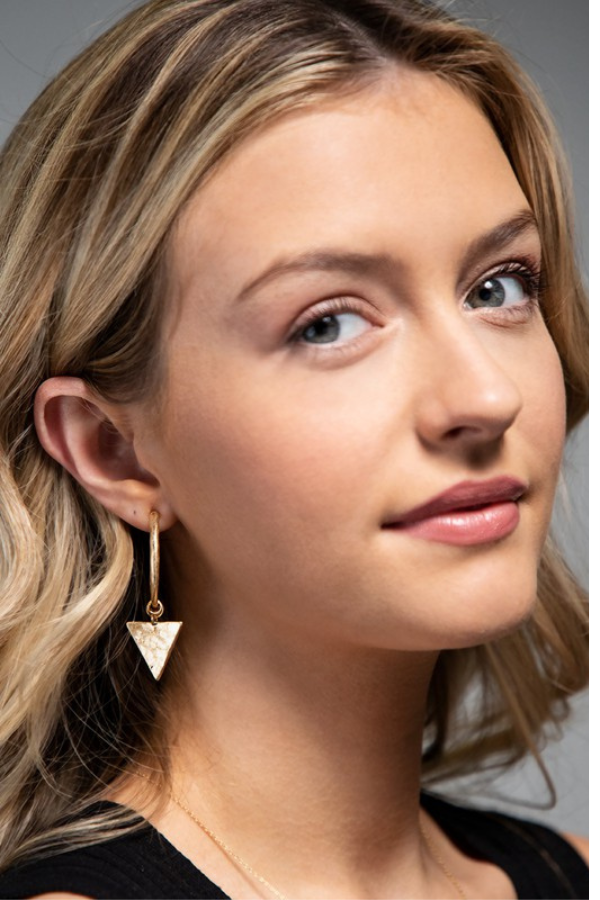 Are You Down For Me Earrings - Gold